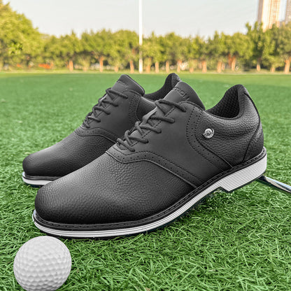 Men's golf shoes without professional spikes