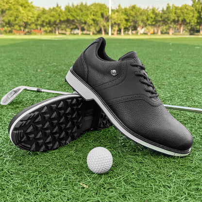 Men's golf shoes without professional spikes