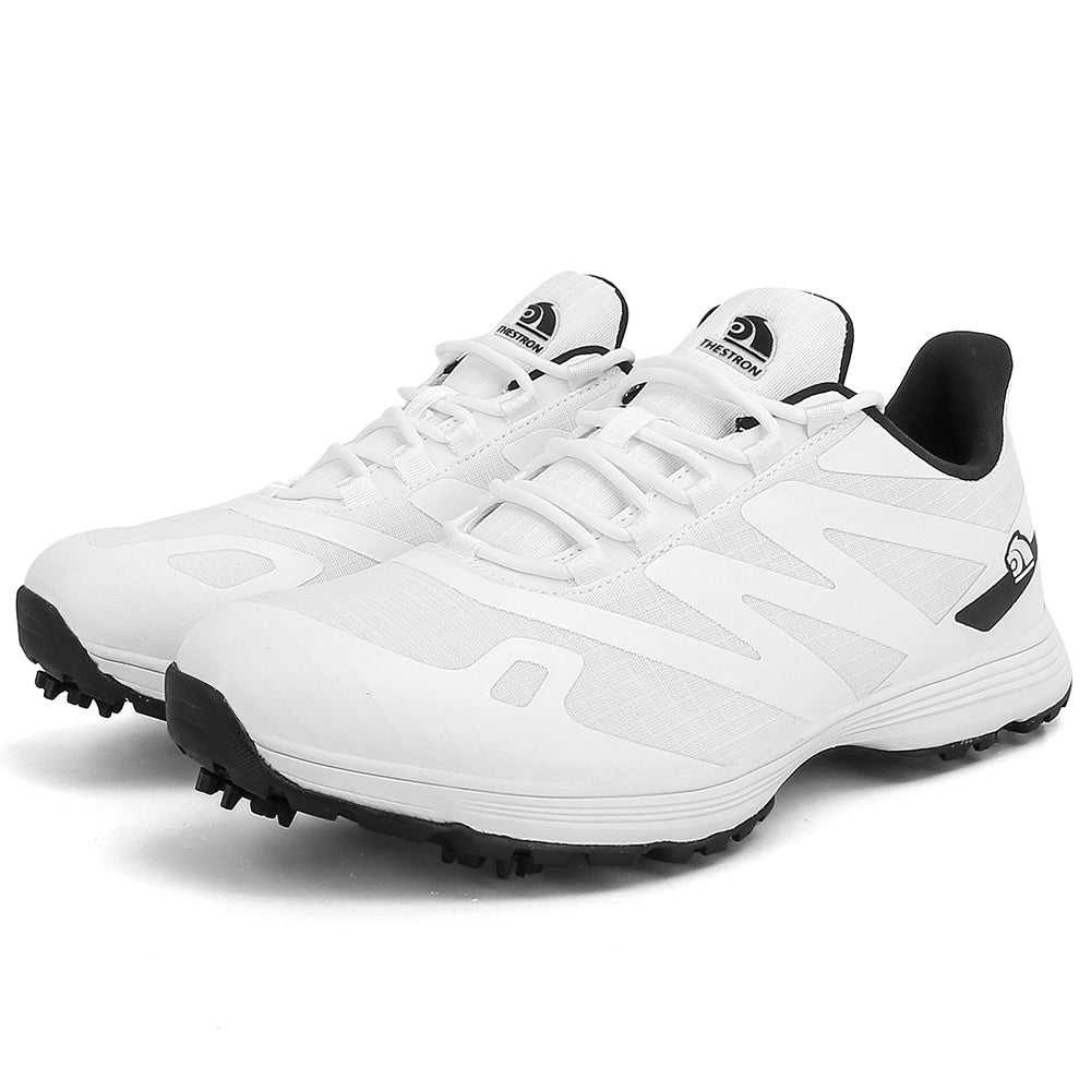 Professional golf shoes with spikes