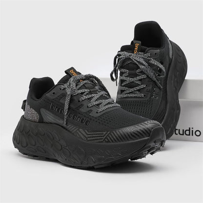 Thick bottom cross-country running shoes unisex hiking shoes