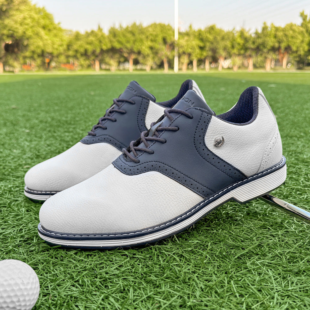 Men's golf shoes without professional spikes