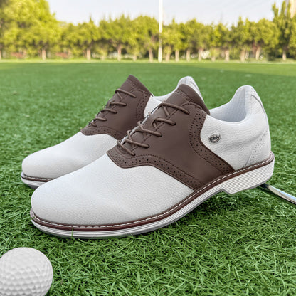 Men's golf shoes without professional spikes