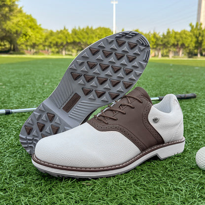 Men's golf shoes without professional spikes