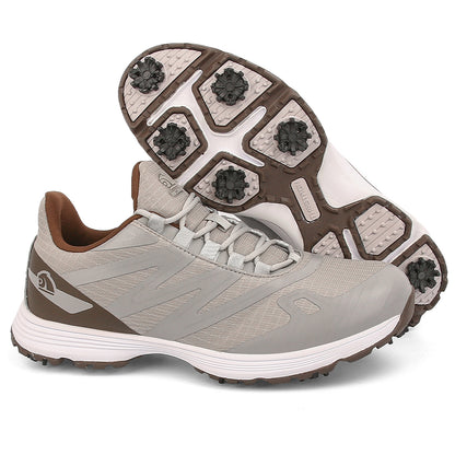 Professional golf shoes with spikes