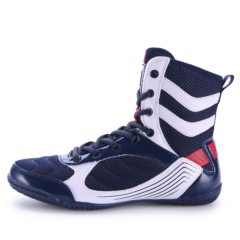 Fighting training boxing shoes high top wrestling shoes