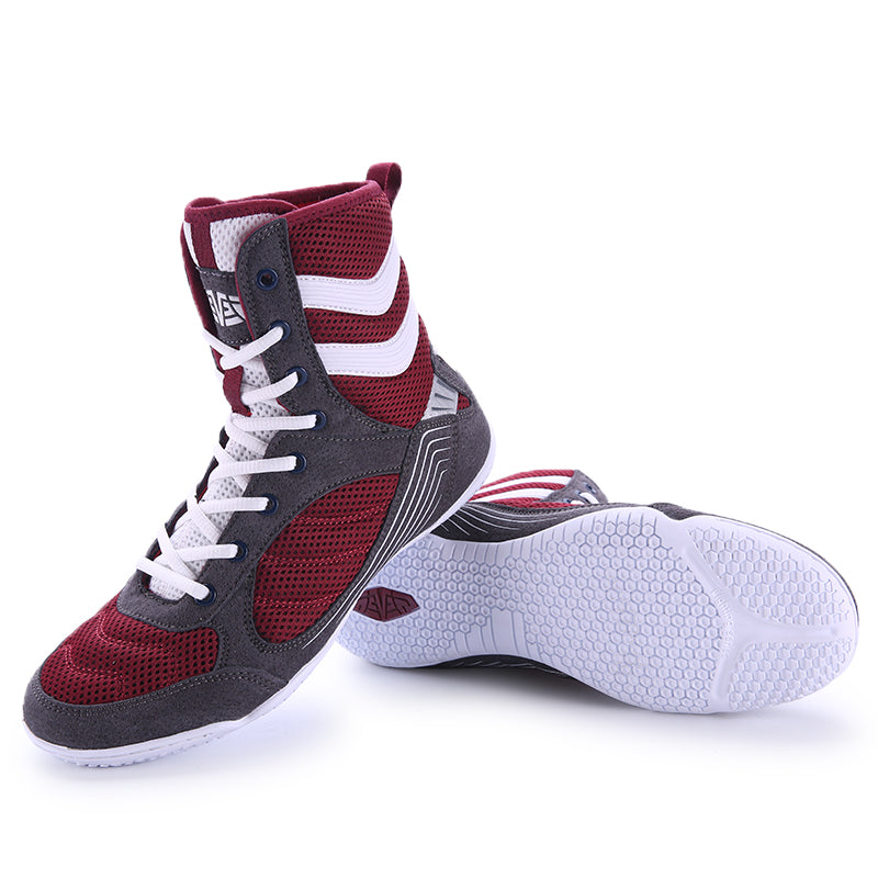 Fighting training boxing shoes high top wrestling shoes